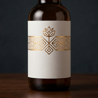 A real bottle. Your label.
